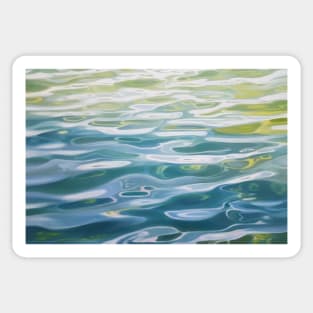 Shoreline - water painting Sticker